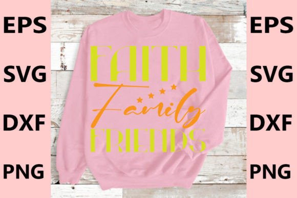 Christian T-Shirt Design: Faith Family Graphics
