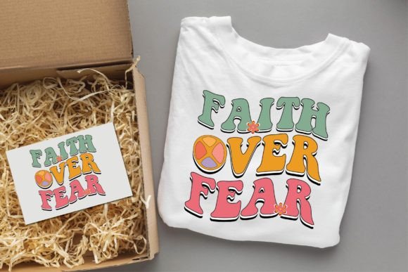 Faith over Fear 2 Christian Svg Design Graphics & T-Shirt Designs