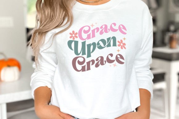 Grace Upon Grace Christian SVG Graphics & T-Shirt Designs