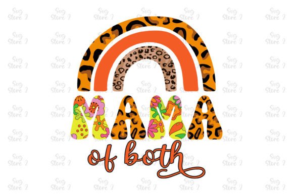 Mama of Both Jesus Sublimation Graphics & T-Shirt Designs