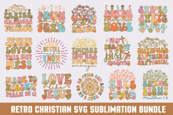 Retro Christian SVG Sublimation Bundle Review