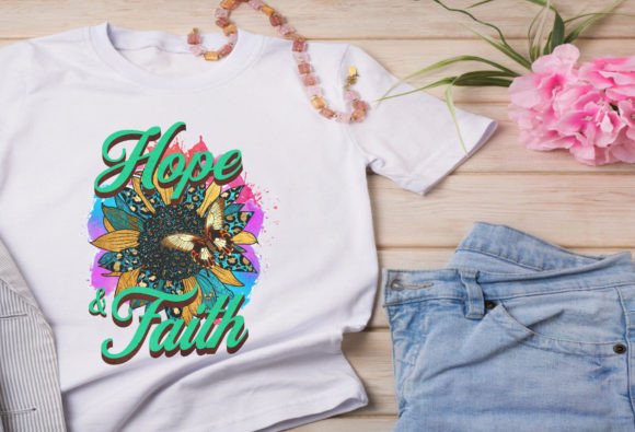 Vintage Floral Christian Graphics for T-Shirt Designs